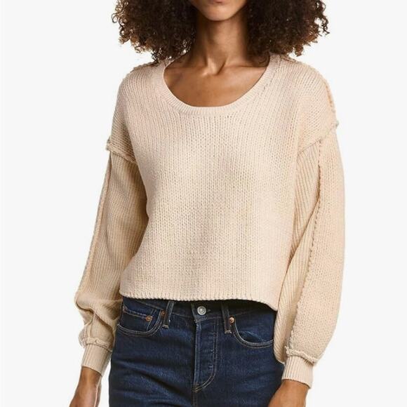 Saltwater Luxe Everlee Scoop Neck Sweater - Picture 1 of 12